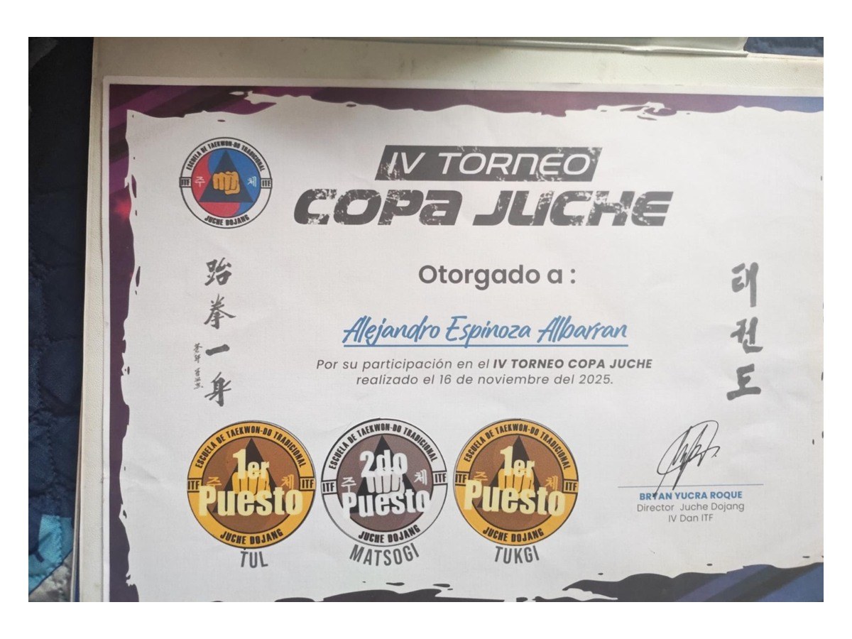 Diploma IV Copa Juche
